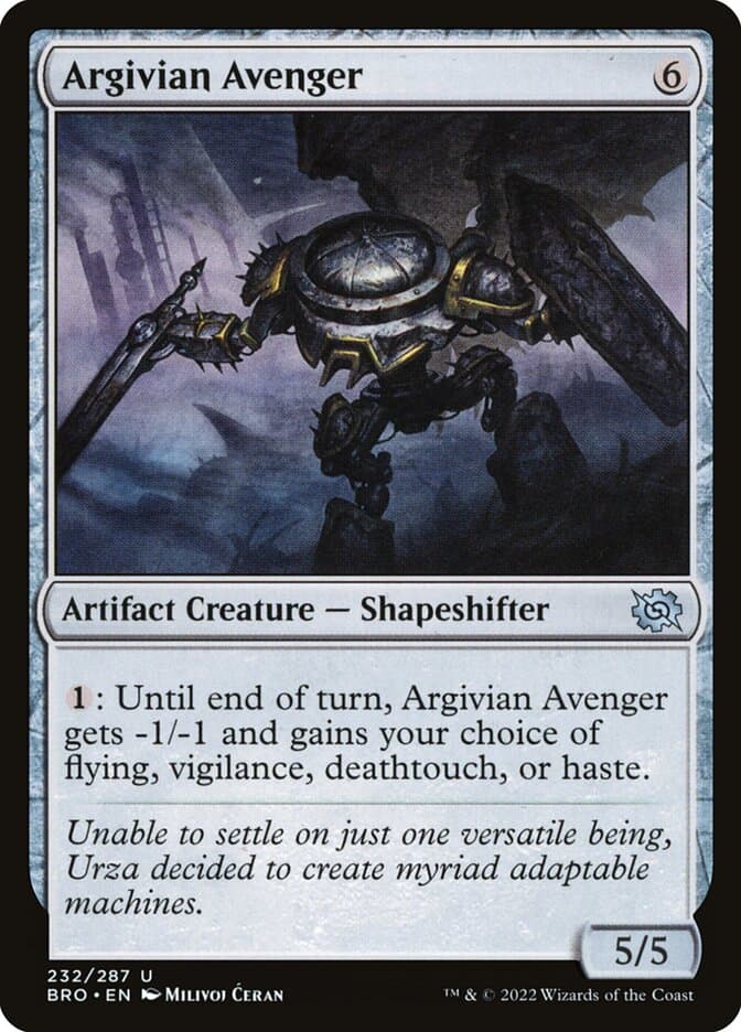 Argivian Avenger Foil