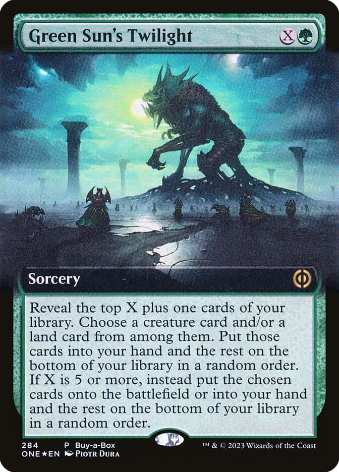 Green Sun's Twilight Extended Art