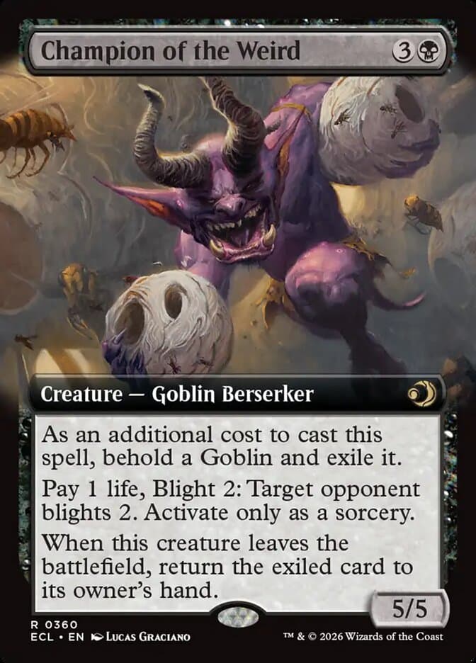 Champion of the Weird Extended Art