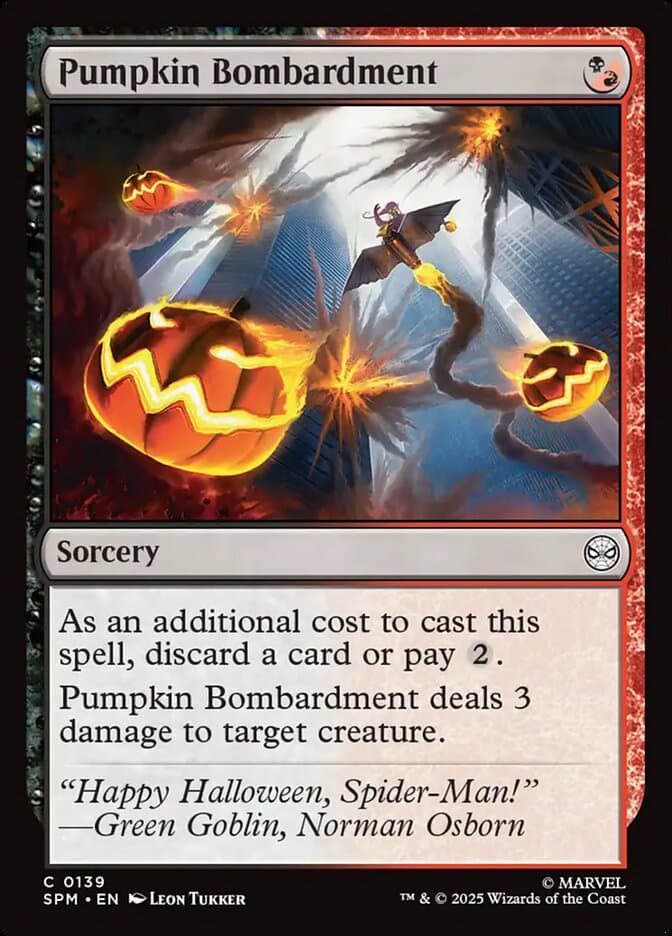 Pumpkin Bombardment Foil