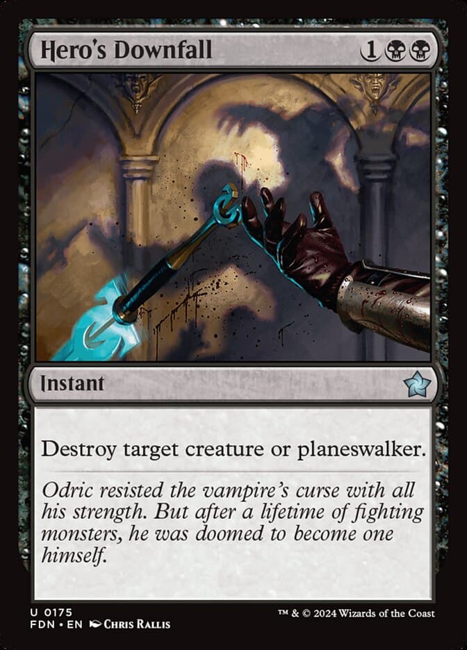 Hero's Downfall Foil