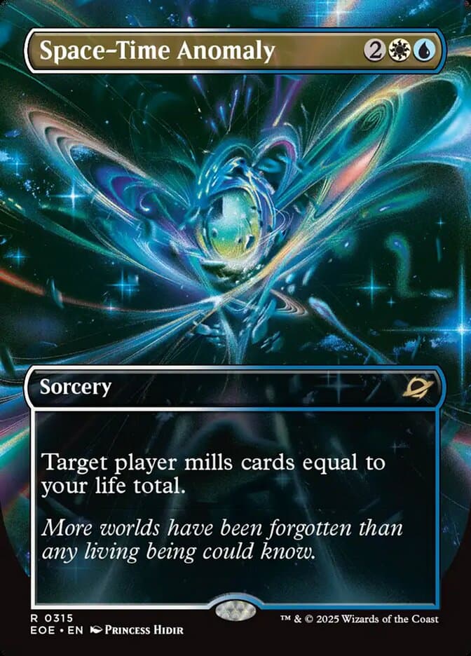 Space-Time Anomaly Borderless Foil