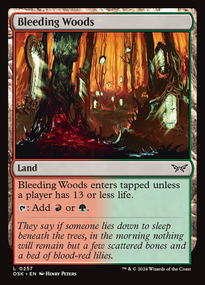Bleeding Woods Foil