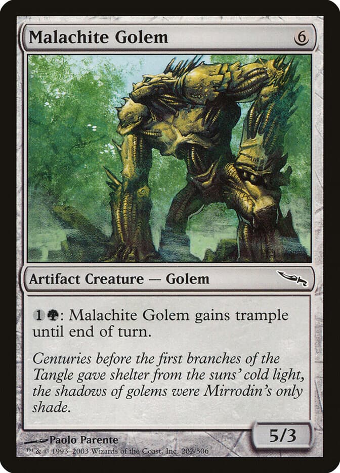 Malachite Golem Foil