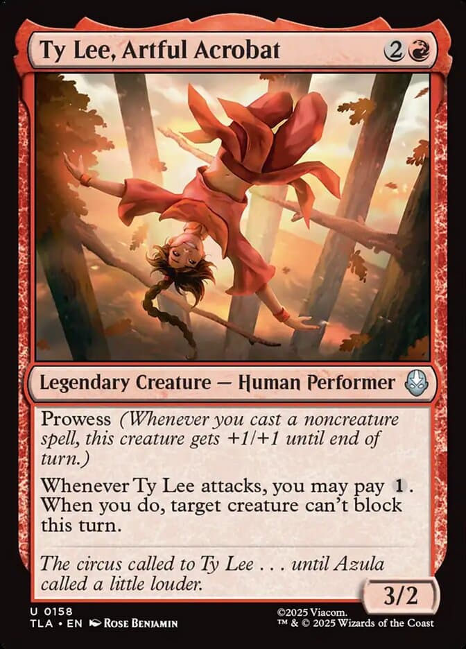 Ty Lee, Artful Acrobat Foil