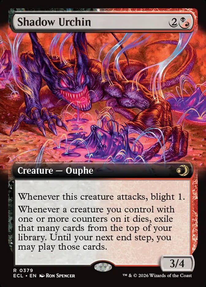 Shadow Urchin Extended Art Foil