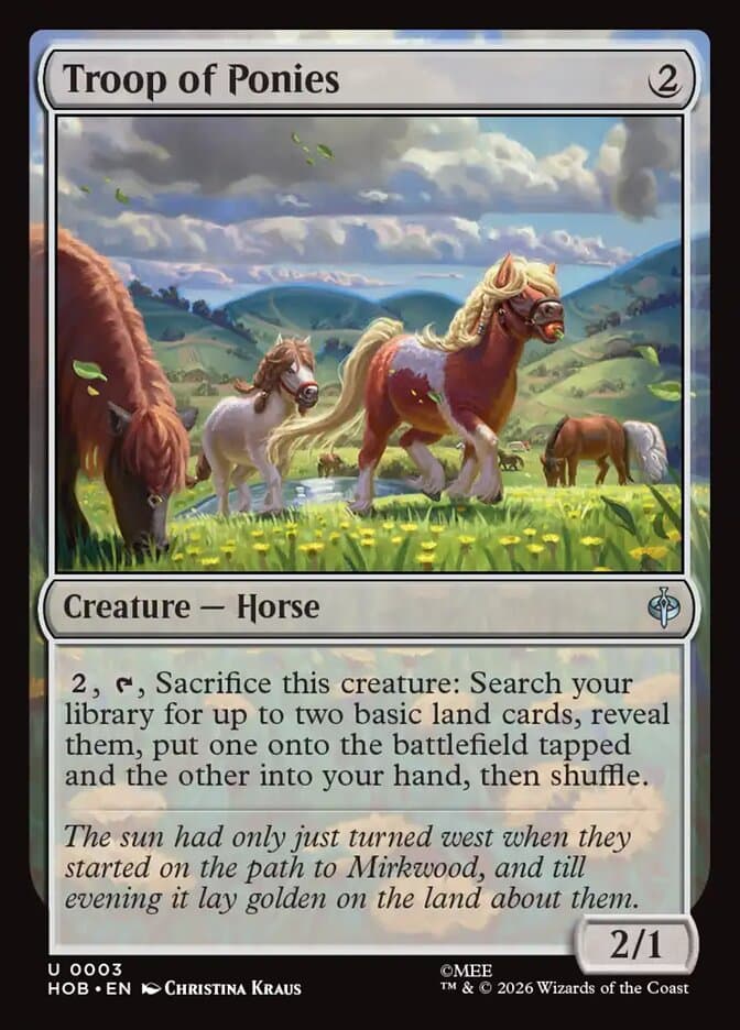 Troop of Ponies Foil