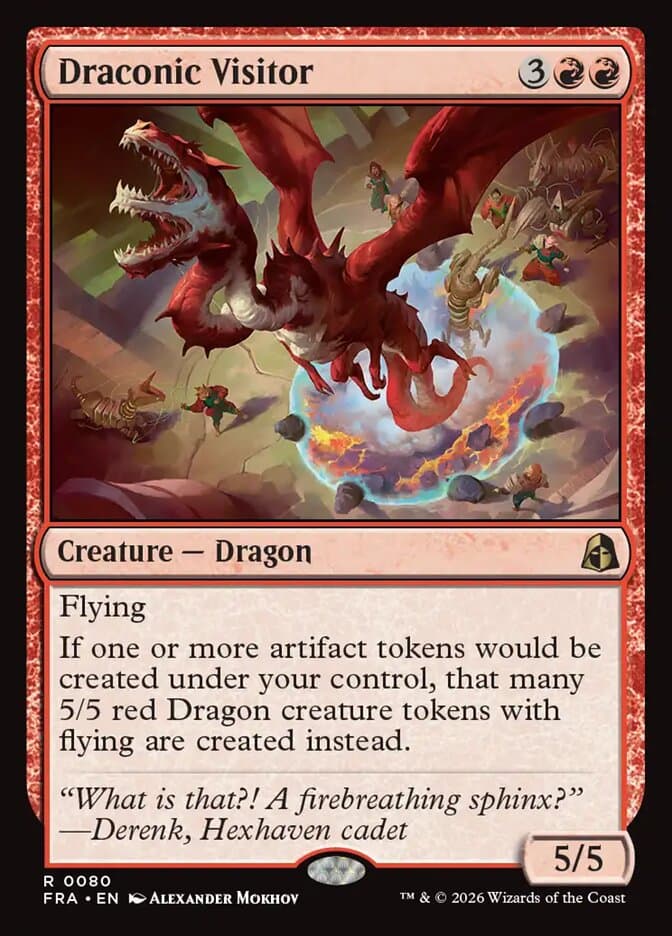 Draconic Visitor Foil Promo