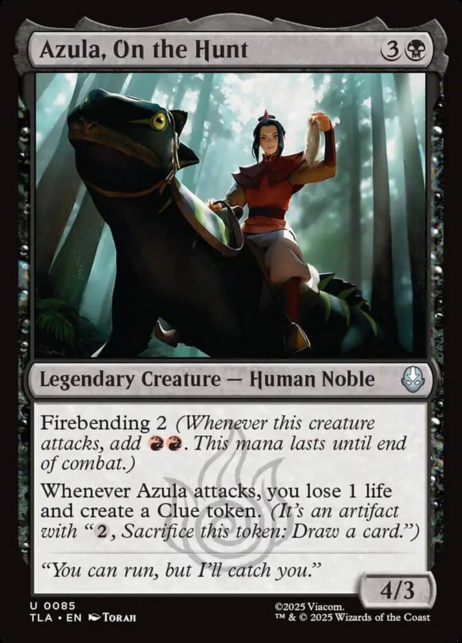 Azula, On the Hunt Foil