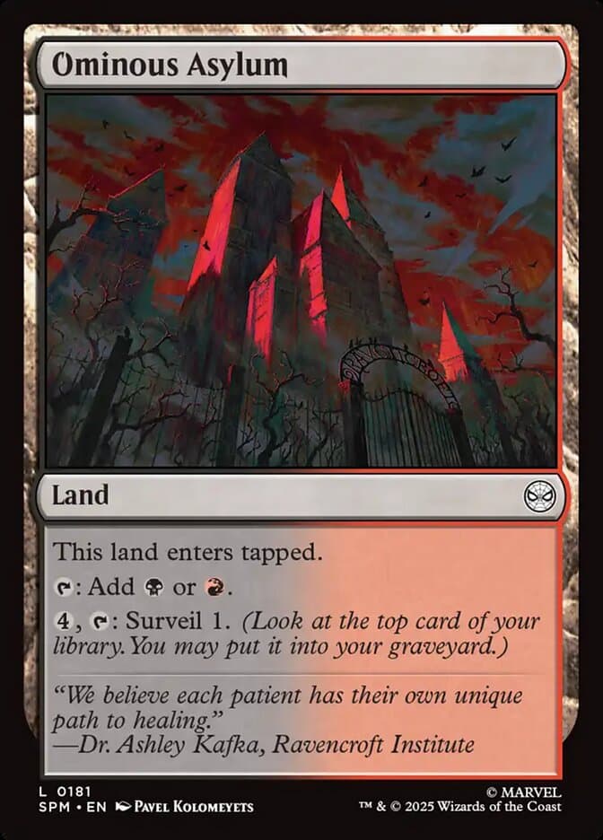 Ominous Asylum Foil