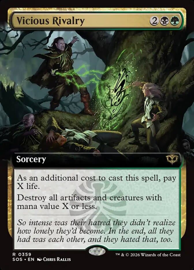 Viscious Rivalry Extended Art Foil