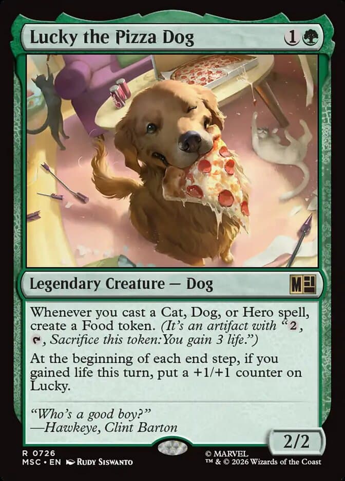 Lucky the Pizza Dog Foil