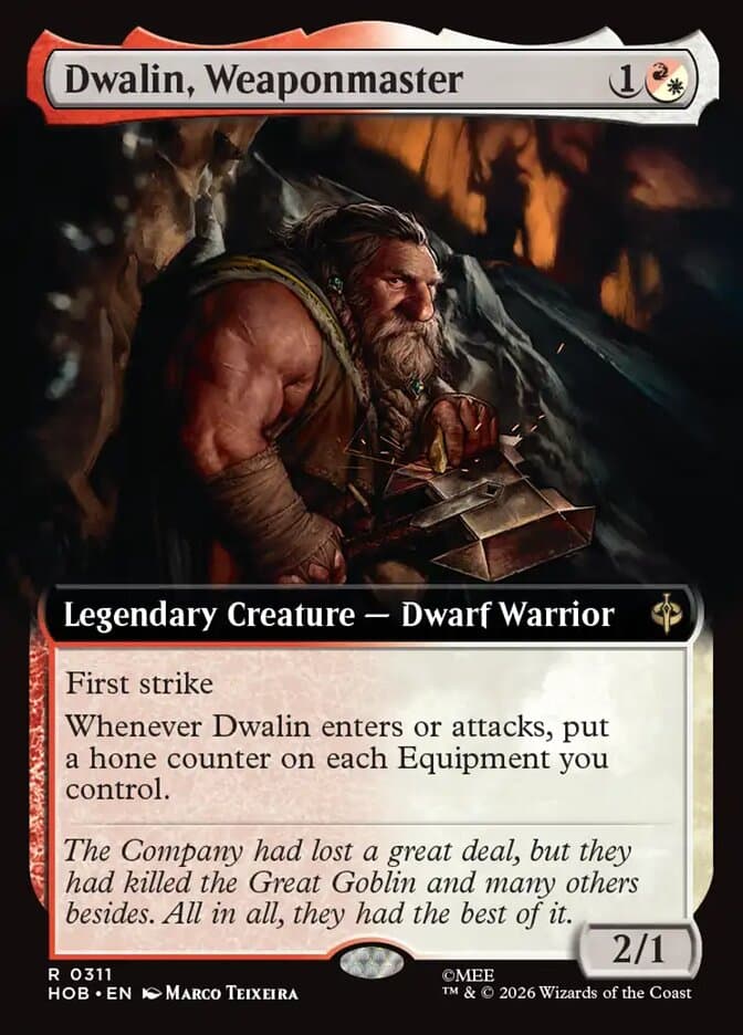 Dwalin, Weaponmaster Extended Art
