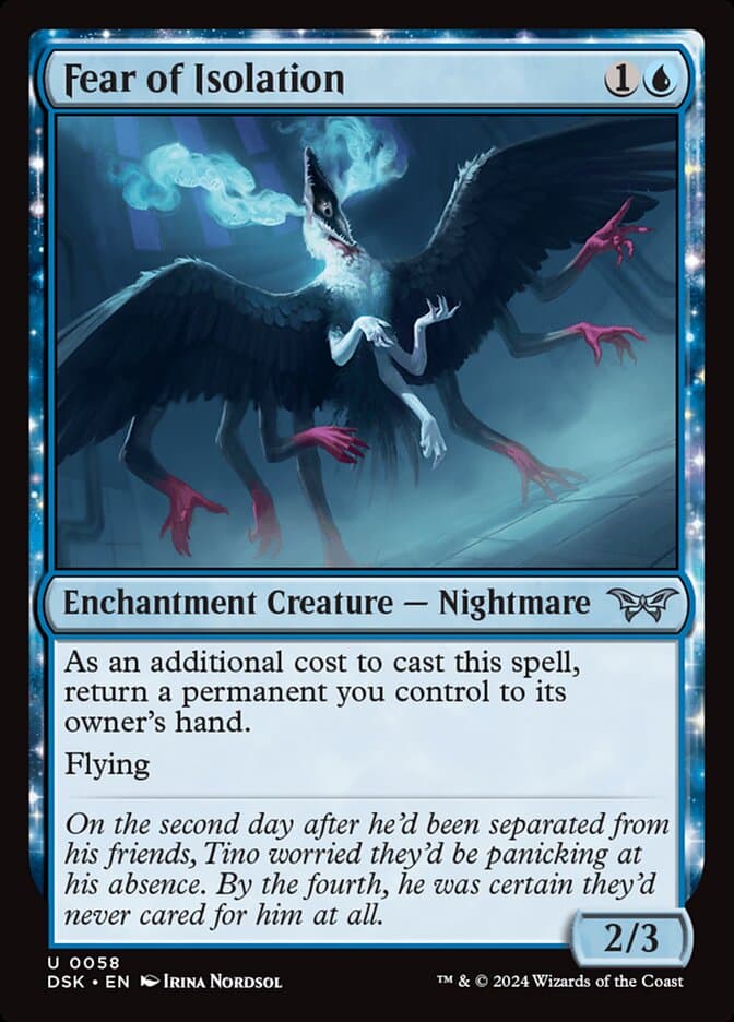 Fear of Isolation Foil
