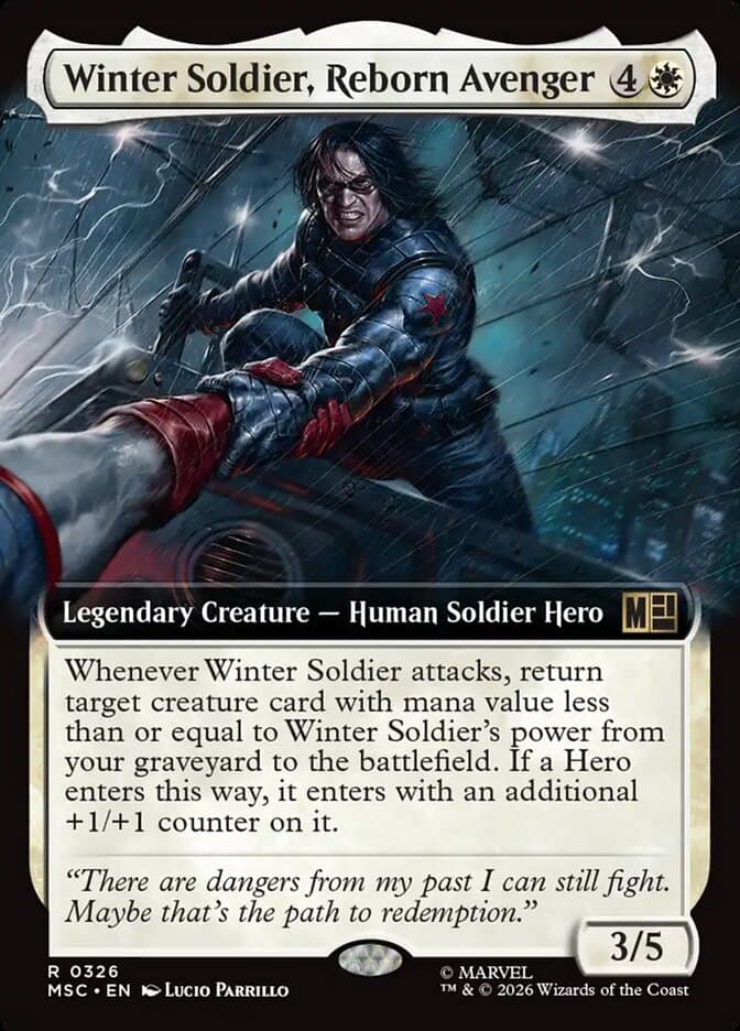Winter Soldier, Reborn Avenger Extended Art