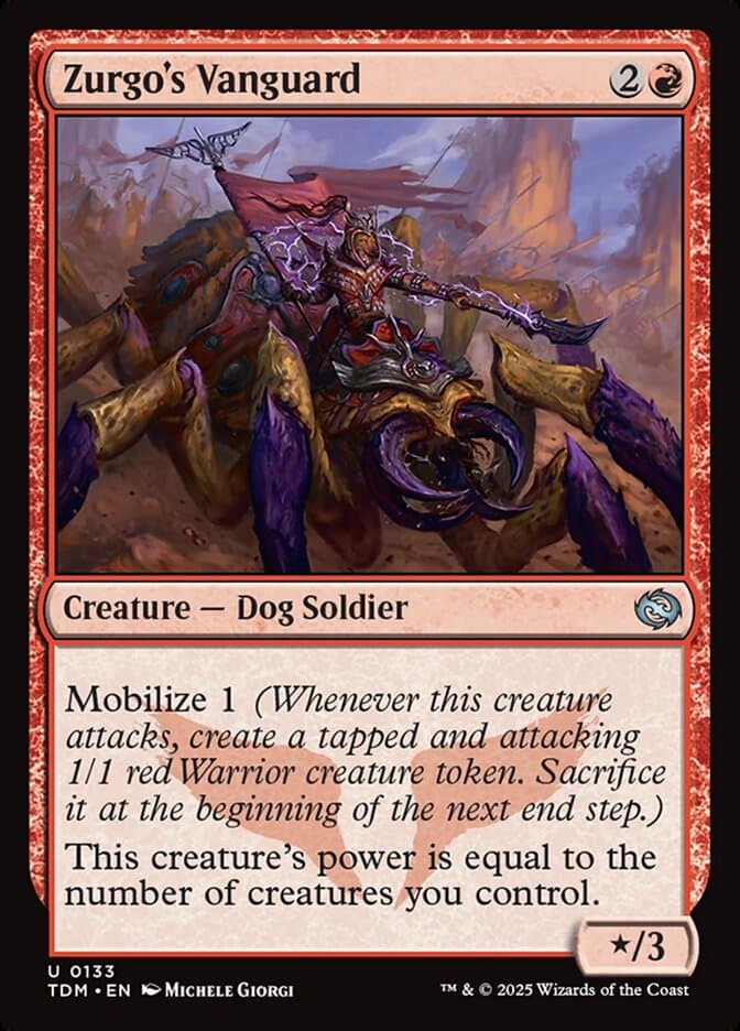 Zurgo's Vanguard Foil