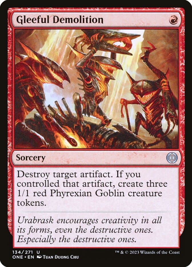 Gleeful Demolition Foil