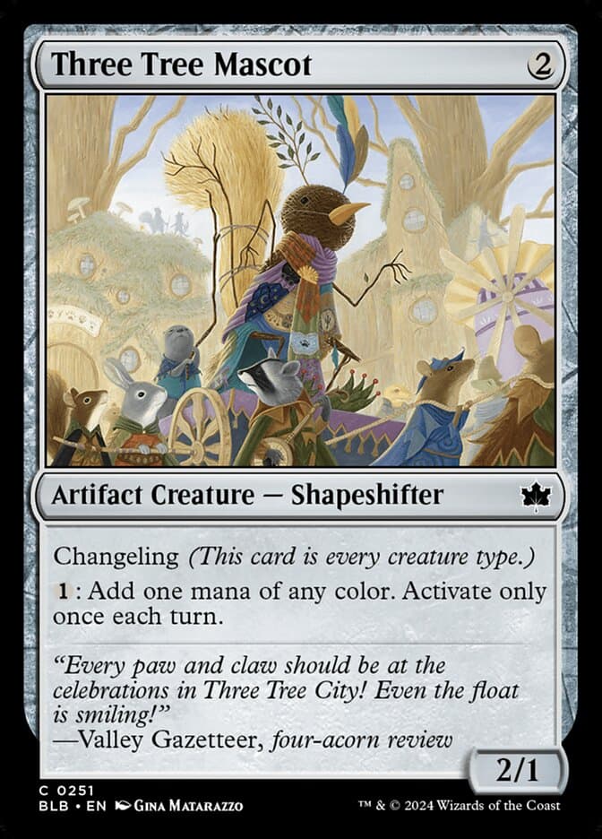 Three Tree Mascot Foil
