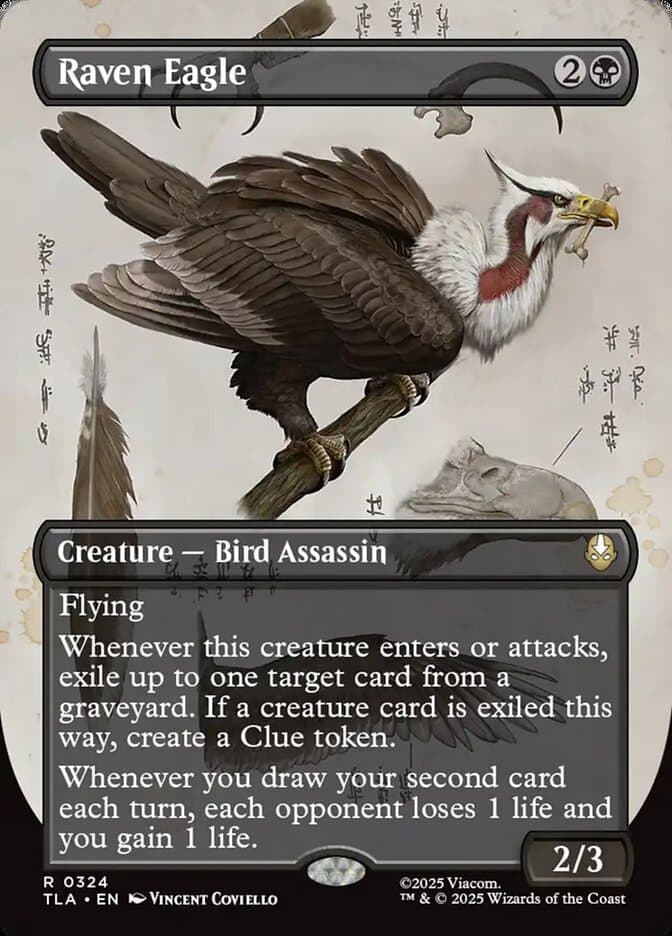 Raven Eagle Borderless Foil