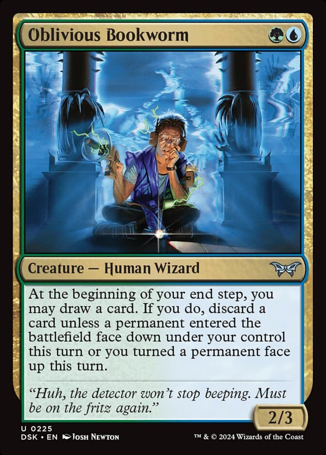Oblivious Bookworm Foil