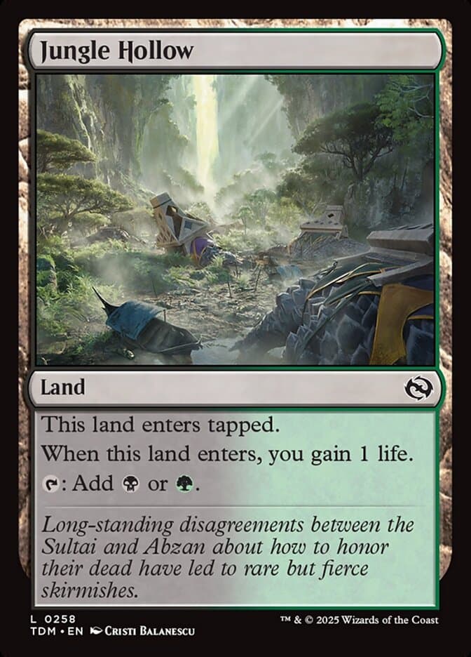 Jungle Hollow Foil