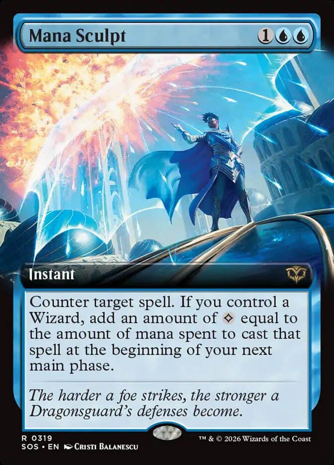 Mana Sculpt Extended Art Foil