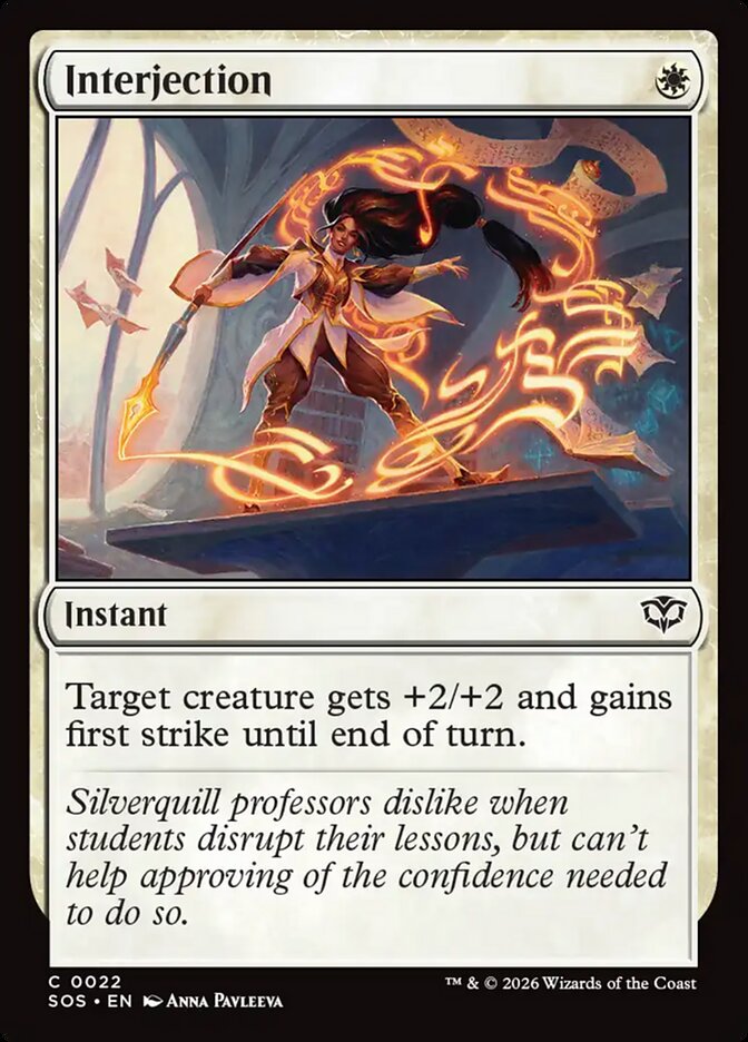 Interjection Foil