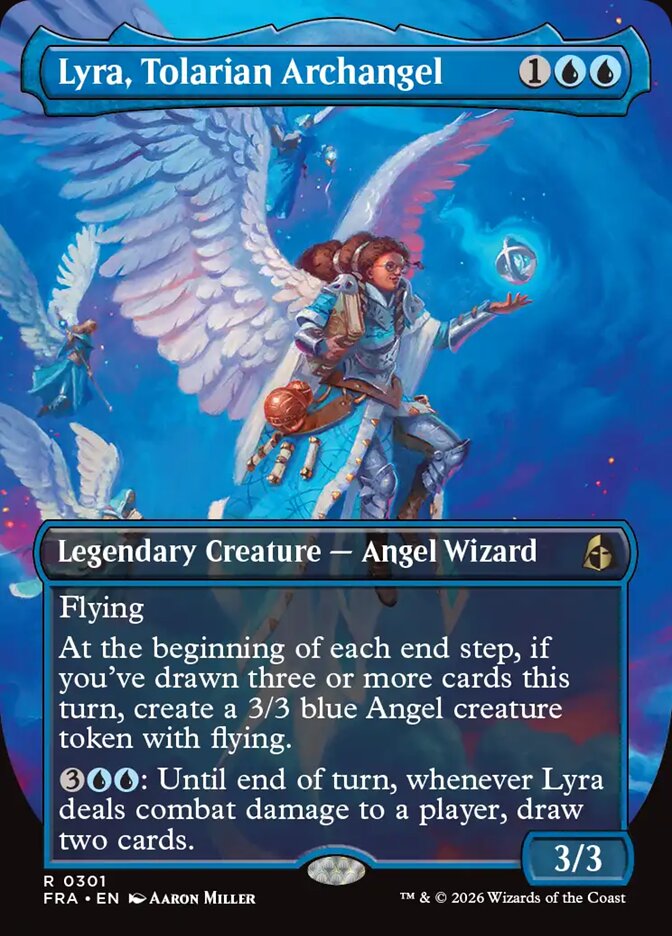 Lyra, Tolarian Archangel Borderless Foil