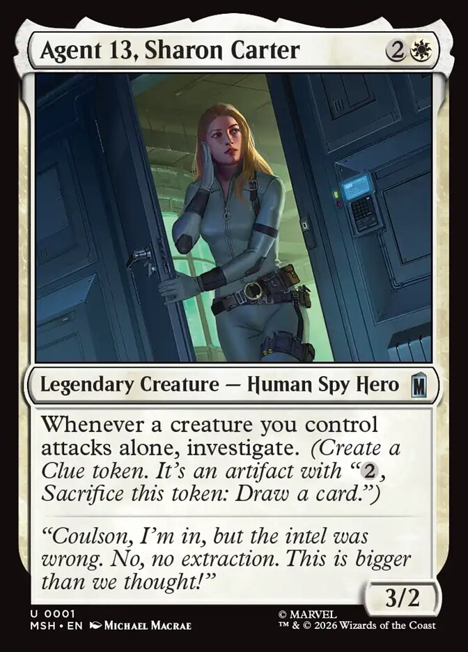 Agent 13, Sharon Carter Foil