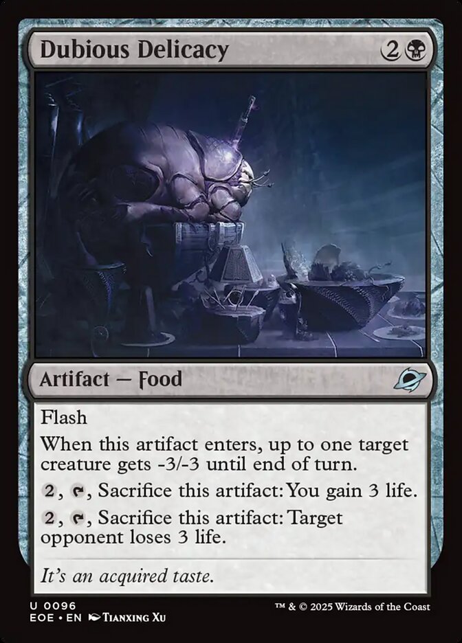 Dubious Delicacy Foil