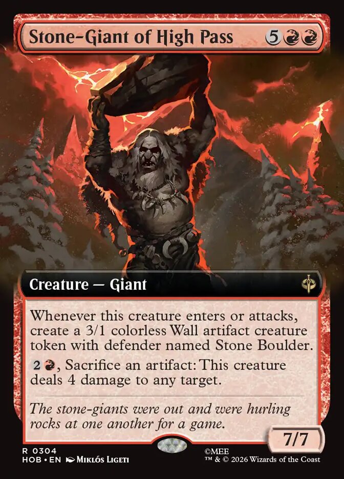 Stone-Giant of High Pass Extended Art