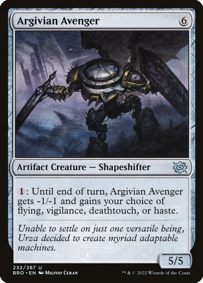 Argivian Avenger Foil