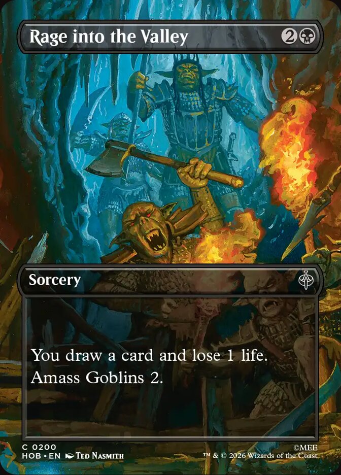 Rage into the Valley Borderless Foil