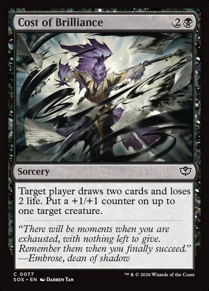 Cost of Brilliance Foil