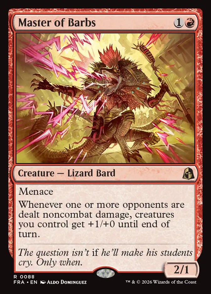 Master of Barbs Foil