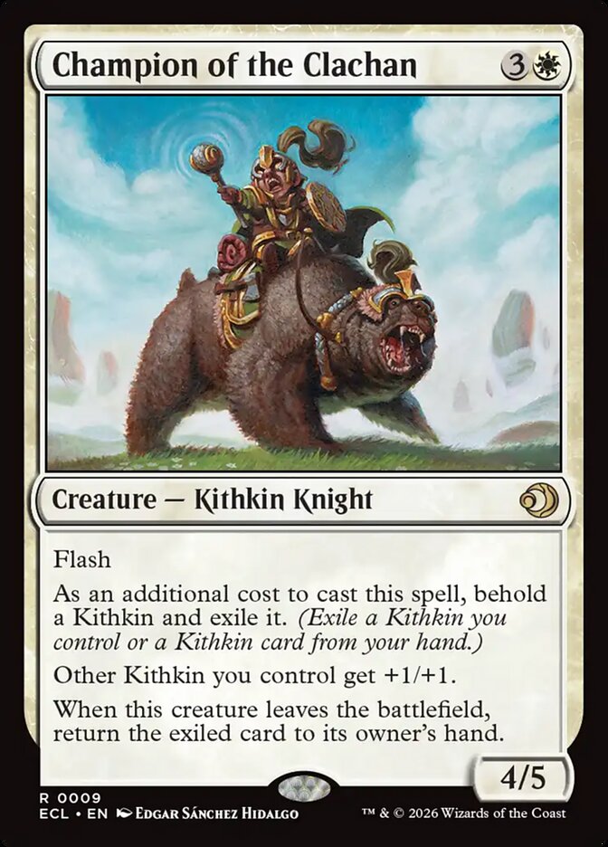 Champion of Clachan Extended Art Foil
