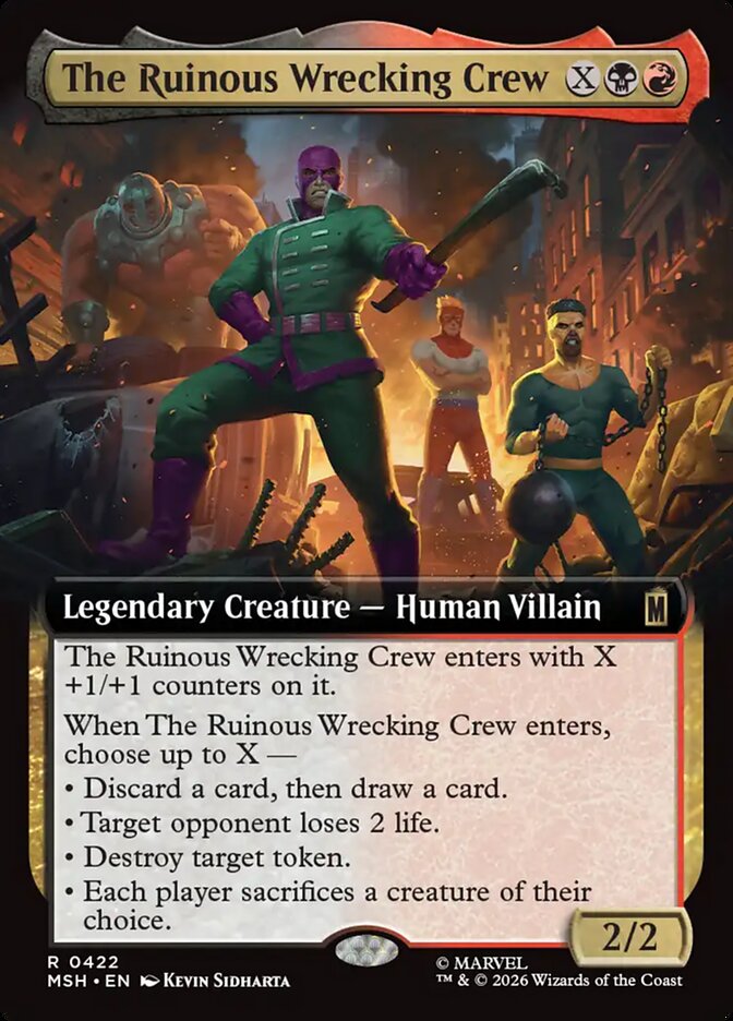 The Ruinous Wrecking Crew Extended Art
