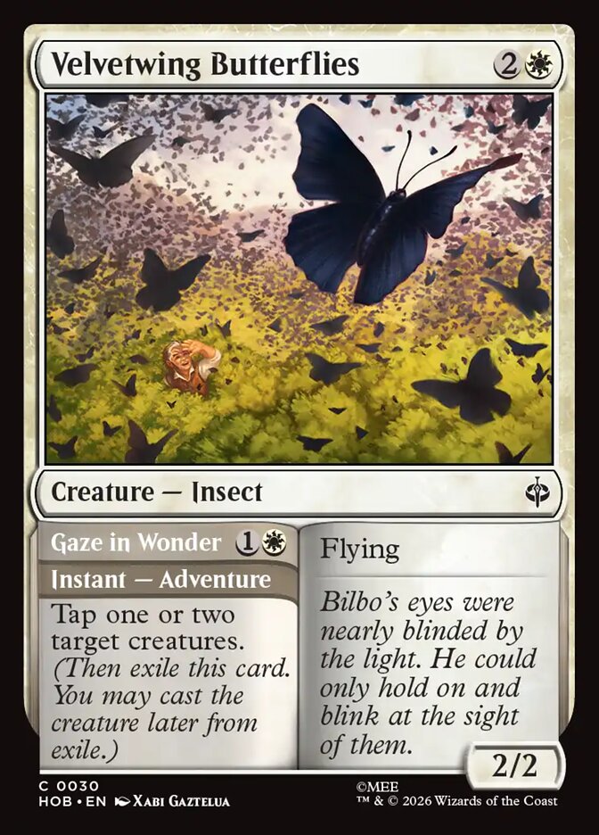 Velvetwing Butterflies Foil