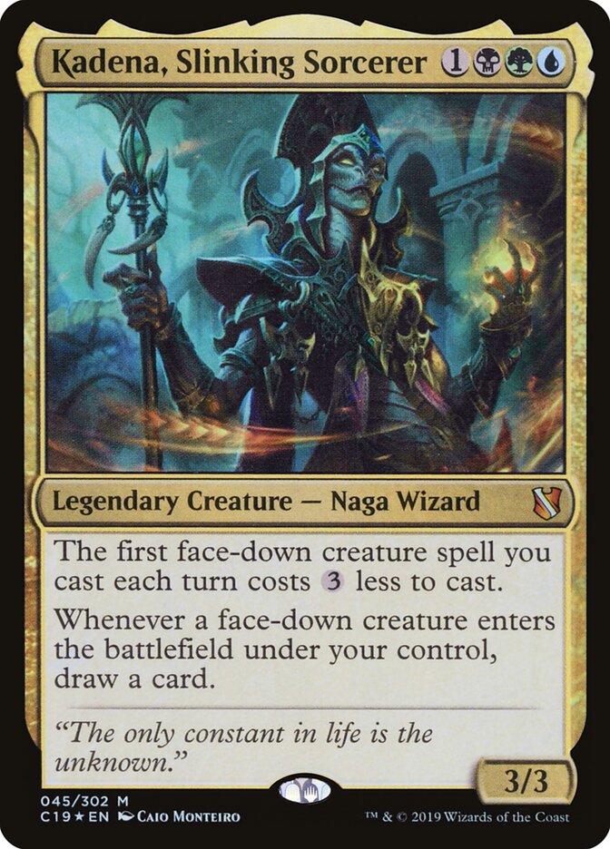 Kadena, Slinking Sorcerer Foil