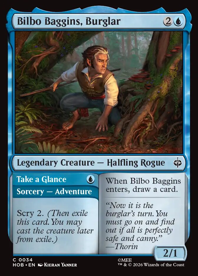 Bilbo Baggins, Burglar Foil