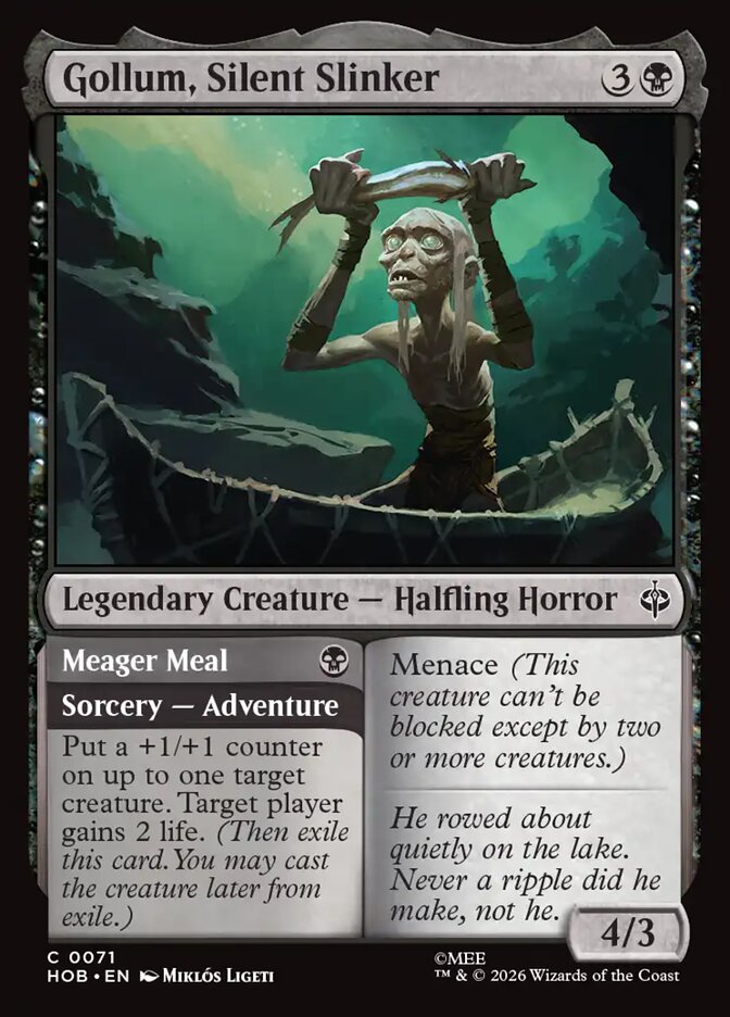 Gollum, Silent Slinker Foil