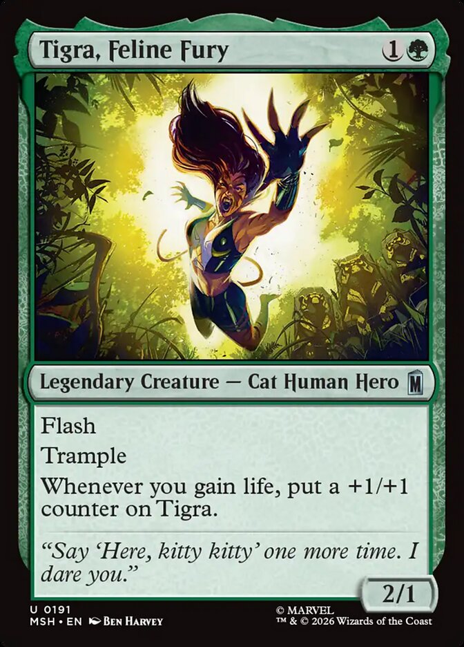 Tigra, Feline Fury Foil
