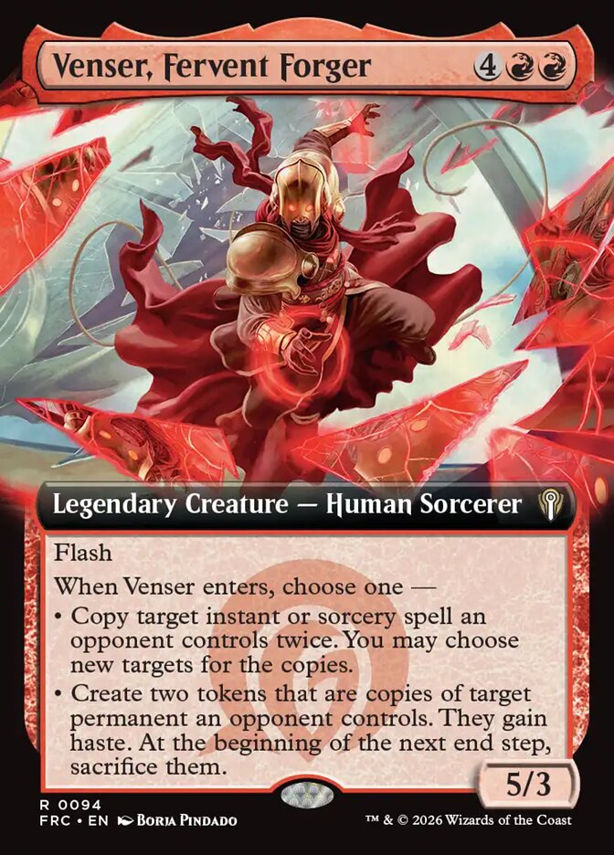 Venser, Fervent Forger Extended Art