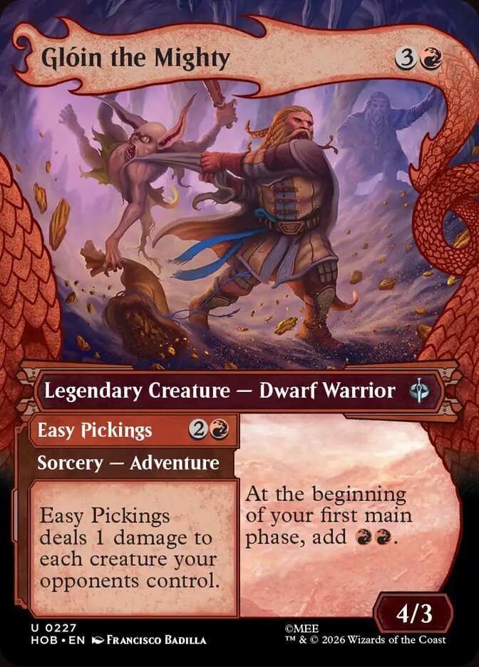 Gloin the Mighty Showcase Foil