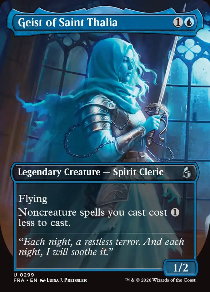 Geist of Saint Thalia Borderless Foil