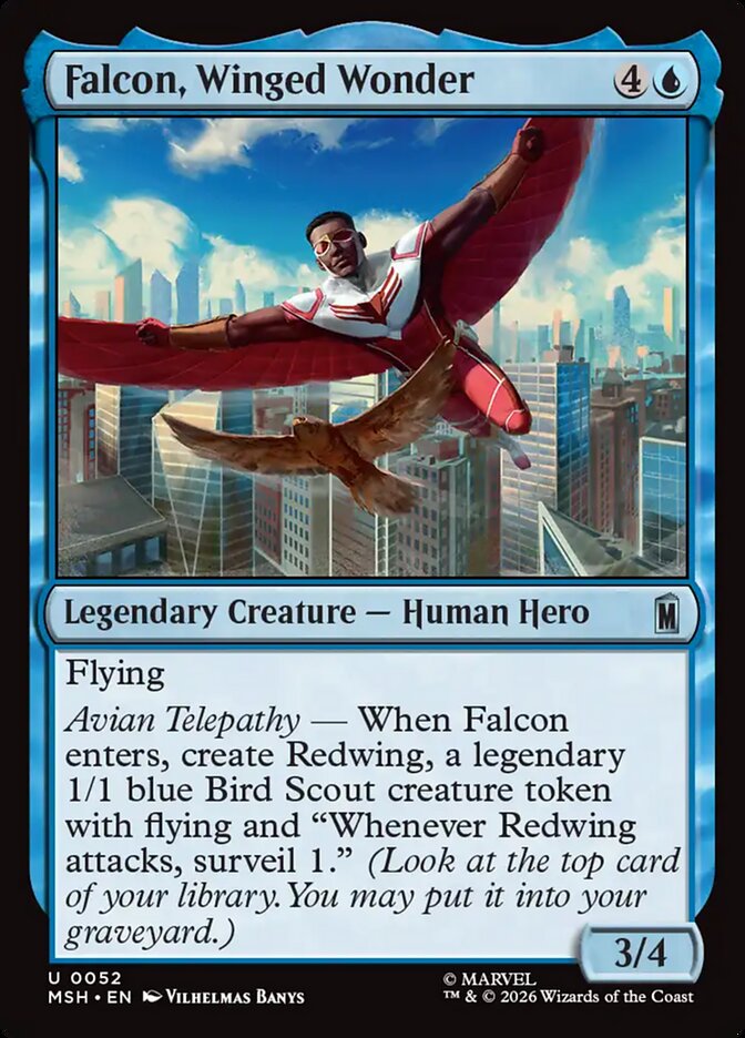 Falcon, Winged Wonder Foil
