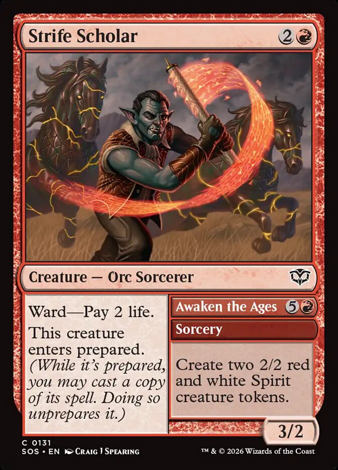 Strife Scholar Foil