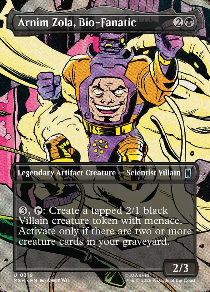 Arnim Zola, Bio-Fanatic Borderless Foil