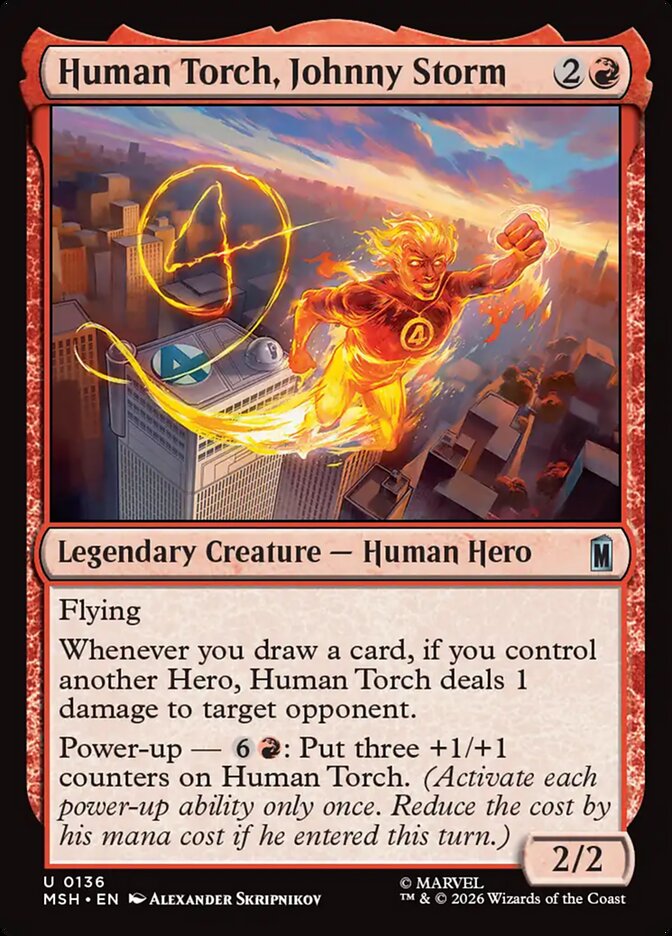 Human Torch, Johnny Storm Foil