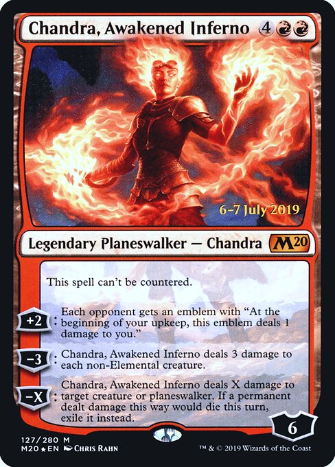 Chandra Awakened Inferno Prerelease Foil